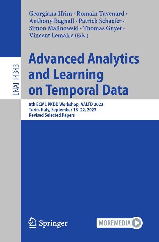 Front cover_Advanced Analytics and Learning on Temporal Data