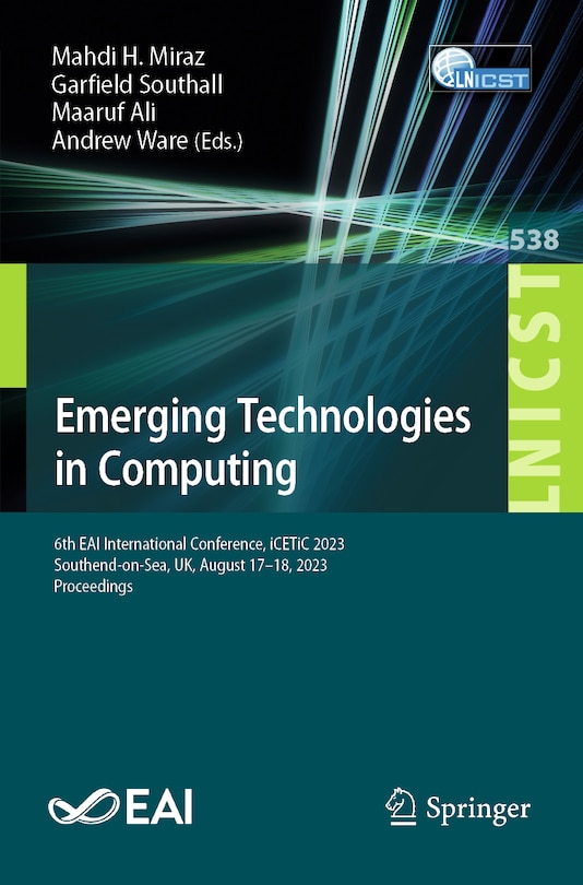 Couverture_Emerging Technologies in Computing