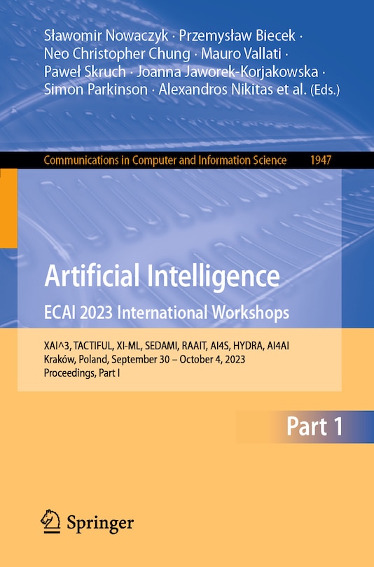 Front cover_Artificial Intelligence. ECAI 2023 International Workshops