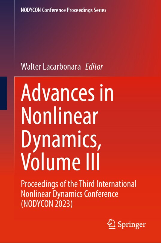 Front cover_Advances in Nonlinear Dynamics, Volume III