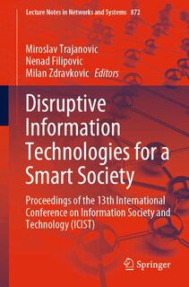 Couverture_Disruptive Information Technologies for a Smart Society