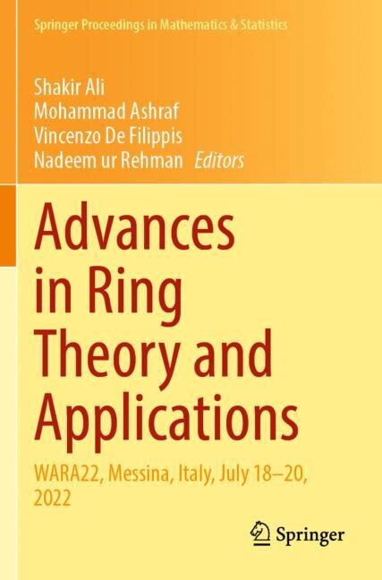 Front cover_Advances in Ring Theory and Applications