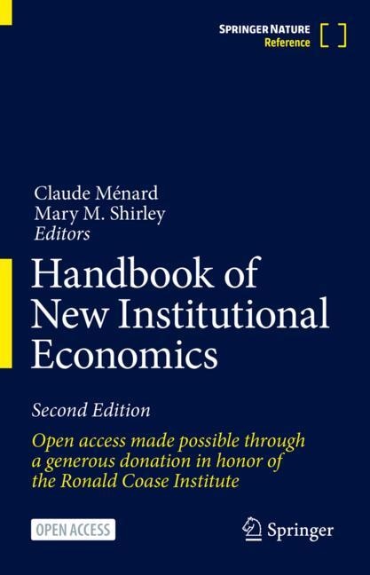 Front cover_Handbook of New Institutional Economics