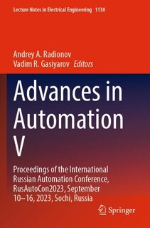 Couverture_Advances in Automation V