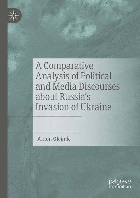 Front cover_A Comparative Analysis of Political and Media Discourses about Russia's Invasion of Ukraine
