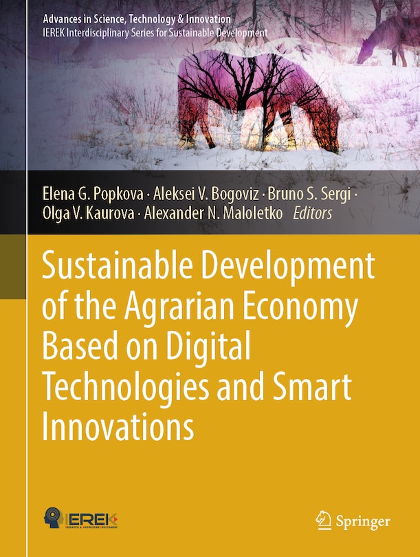 Front cover_Sustainable Development of the Agrarian Economy Based on Digital Technologies and Smart Innovations