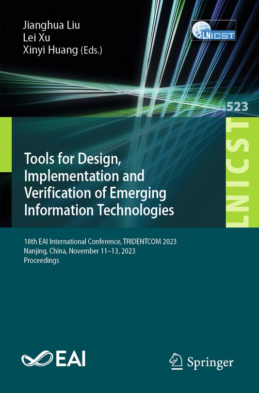 Couverture_Tools for Design, Implementation and Verification of Emerging Information Technologies