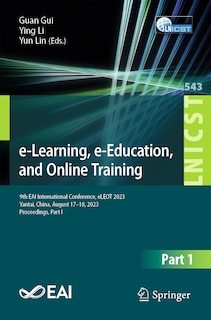 Couverture_e-Learning, e-Education, and Online Training