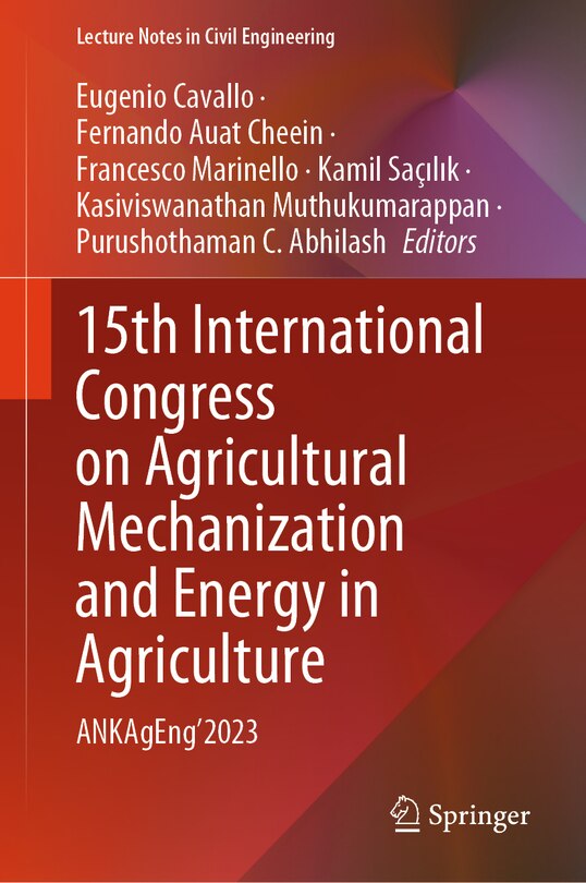 Couverture_15th International Congress on Agricultural Mechanization and Energy in Agriculture