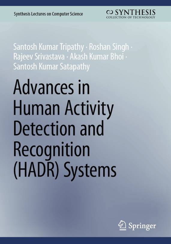 Couverture_Advances in Human Activity Detection and Recognition (HADR) Systems