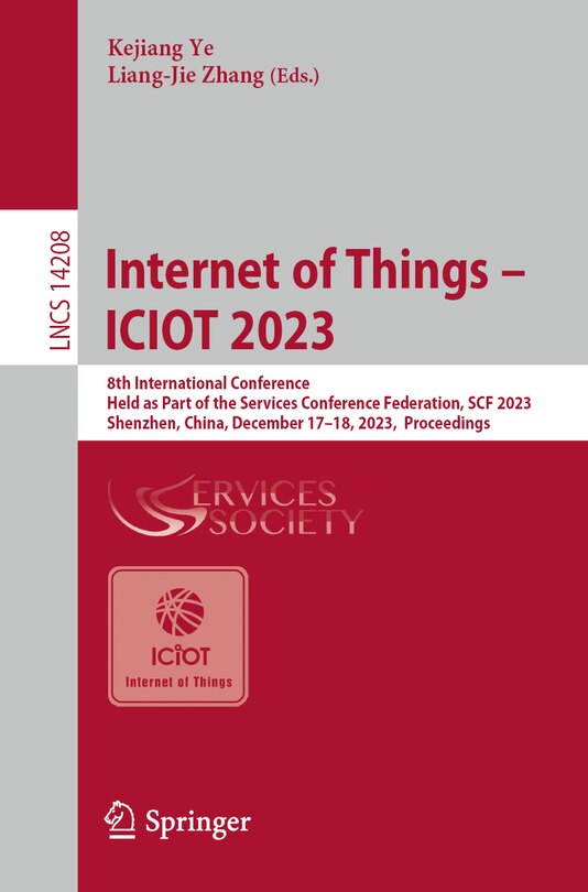 Front cover_Internet of Things - ICIOT 2023