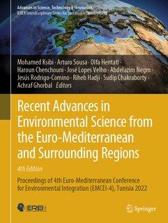 Couverture_Recent Advances in Environmental Science from the Euro-Mediterranean and Surrounding Regions (4th Edition)