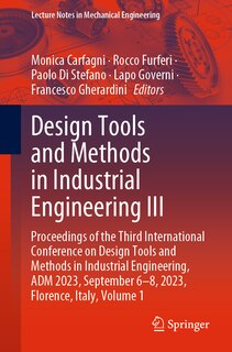 Front cover_Design Tools and Methods in Industrial Engineering III