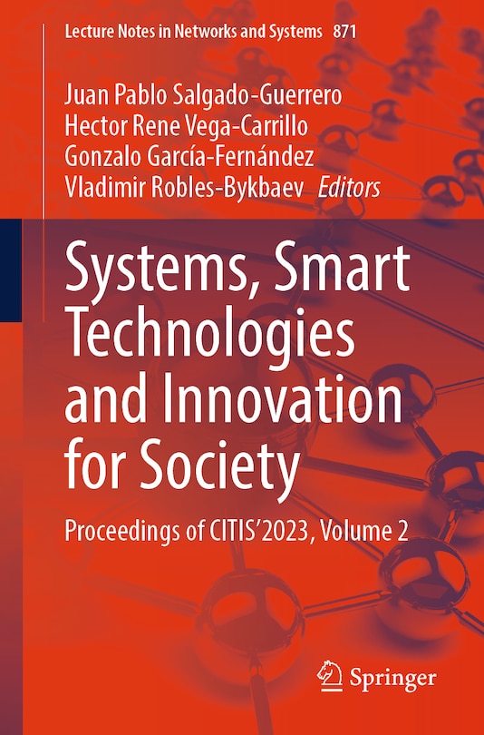 Front cover_Systems, Smart Technologies and Innovation for Society