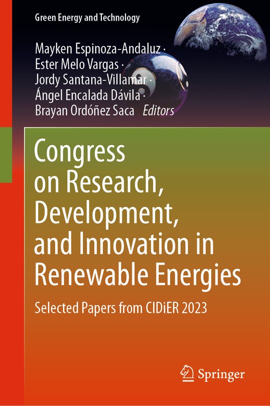 Front cover_Congress on Research, Development, and Innovation in Renewable Energies