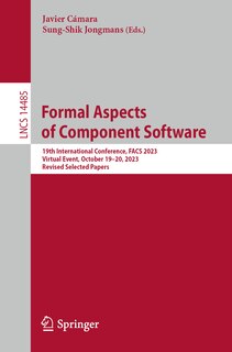 Front cover_Formal Aspects of Component Software