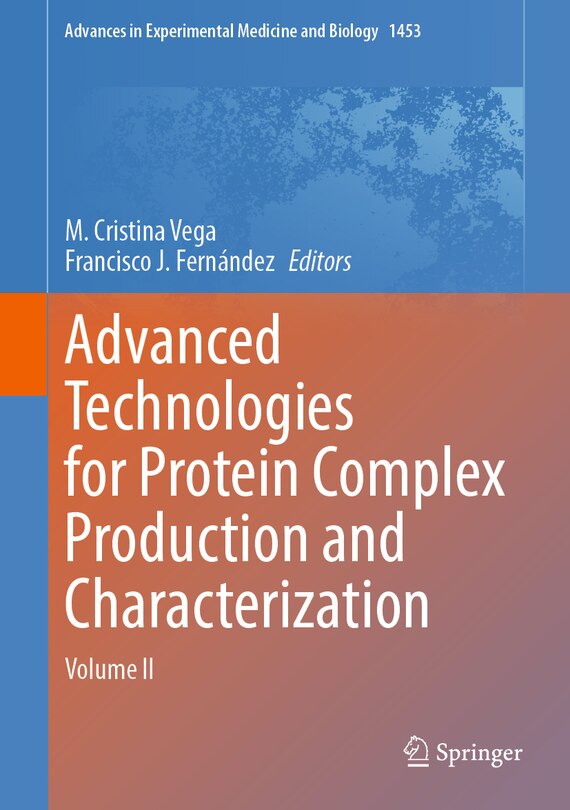 Couverture_Advanced Technologies for Protein Complex Production and Characterization