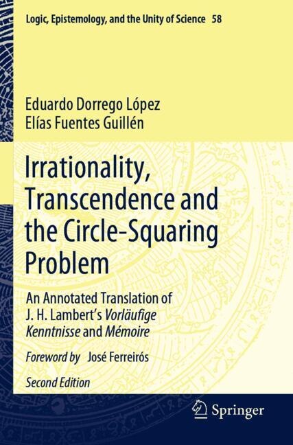 Front cover_Irrationality, Transcendence and the Circle-Squaring Problem