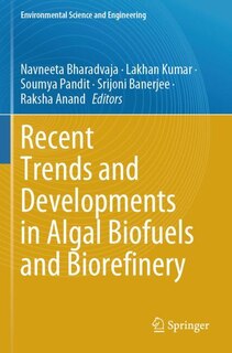Couverture_Recent Trends and Developments in Algal Biofuels and Biorefinery