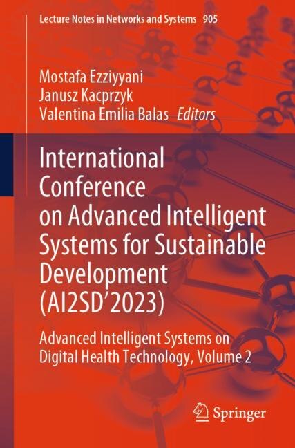 Front cover_International Conference on Advanced Intelligent Systems for Sustainable Development (AI2SD'2023