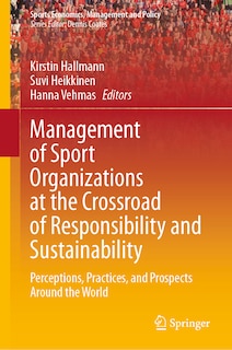 Front cover_Management of Sport Organizations at the Crossroad of Responsibility and Sustainability