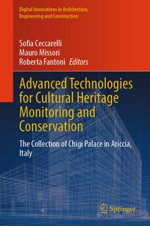 Front cover_Advanced Technologies for Cultural Heritage Monitoring and Conservation
