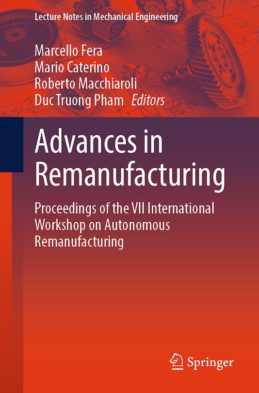Couverture_Advances in Remanufacturing