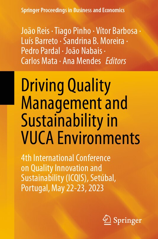 Front cover_Driving Quality Management and Sustainability in VUCA Environments