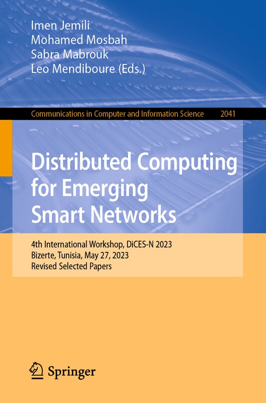 Couverture_Distributed Computing for Emerging Smart Networks