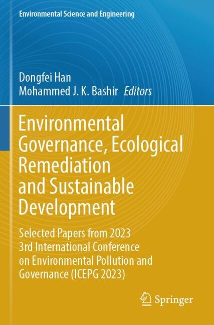 Front cover_Environmental Governance, Ecological Remediation and Sustainable Development