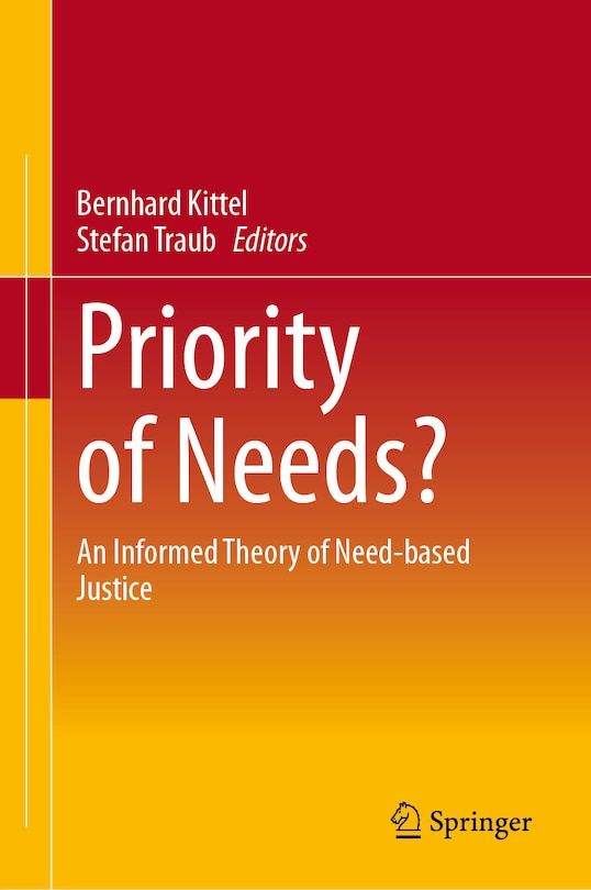 Front cover_Priority of Needs?