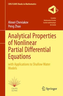 Couverture_Analytical Properties of Nonlinear Partial Differential Equations