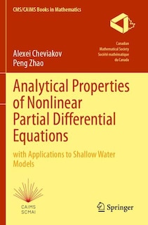 Front cover_Analytical Properties of Nonlinear Partial Differential Equations