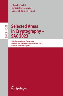 Front cover_Selected Areas in Cryptography - SAC 2023