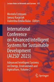 Front cover_International Conference on Advanced Intelligent Systems for Sustainable Development (AI2SD'2023