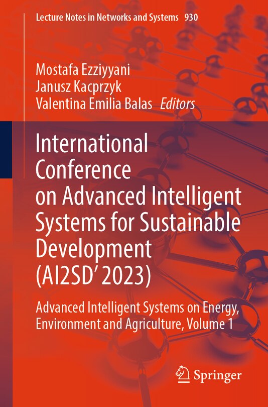 Couverture_International Conference on Advanced Intelligent Systems for Sustainable Development (AI2SD'2023