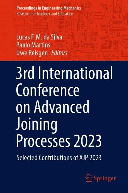 Couverture_3rd International Conference on Advanced Joining Processes 2023