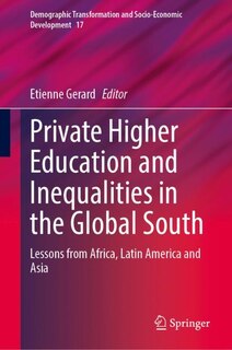 Couverture_Private Higher Education and Inequalities in the Global South