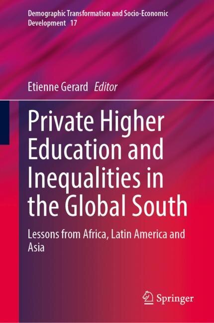 Couverture_Private Higher Education and Inequalities in the Global South