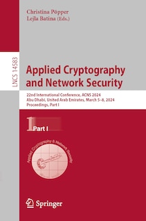 Front cover_Applied Cryptography and Network Security