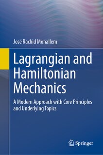 Front cover_Lagrangian and Hamiltonian Mechanics