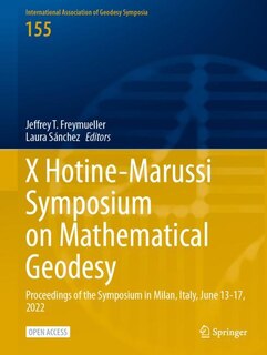 Front cover_X Hotine-Marussi Symposium on Mathematical Geodesy
