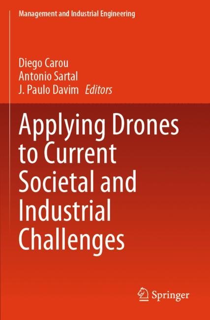 Front cover_Applying Drones to Current Societal and Industrial Challenges