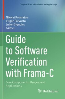 Front cover_Guide to Software Verification with Frama-C