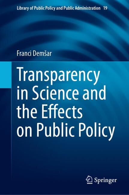 Couverture_Transparency in Science and the Effects on Public Policy