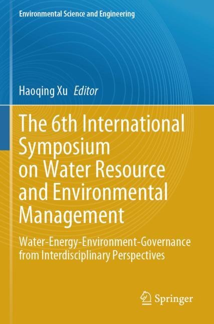 Couverture_The 6th International Symposium on Water Resource and Environmental Management