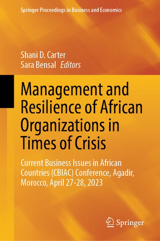 Front cover_Management and Resilience of African Organizations in Times of Crisis