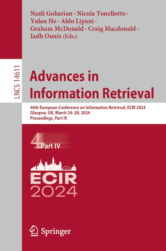Front cover_Advances in Information Retrieval