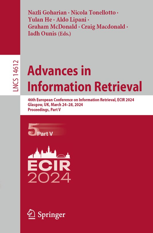 Front cover_Advances in Information Retrieval
