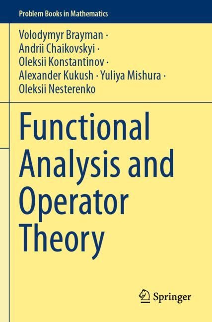 Front cover_Functional Analysis and Operator Theory